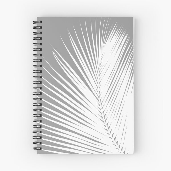 Item preview, Palm Leaf, Grey / Gray and White designed and sold by Marymarice.