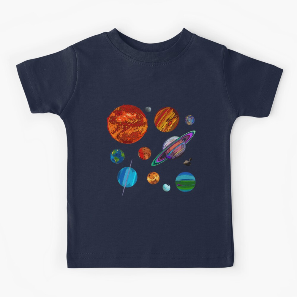 planet print t shirt