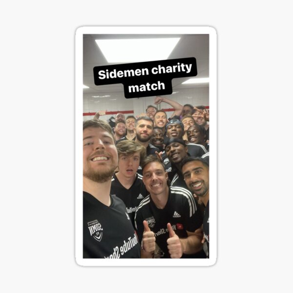 r Max Fosh was issued a yellow card during the Sidemen charity