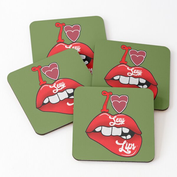 Item preview, I love sexy lips, red lips,,,  designed and sold by Chakilogy.