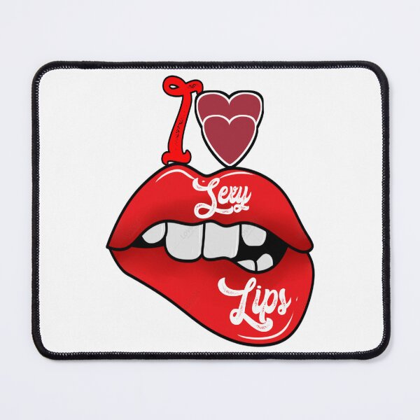 Item preview, I love sexy lips, red lips,,,  designed and sold by Chakilogy.