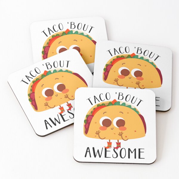 Item preview, Taco Bout Awesome Cute Kawaii Design Classic  designed and sold by crasyfrohah.