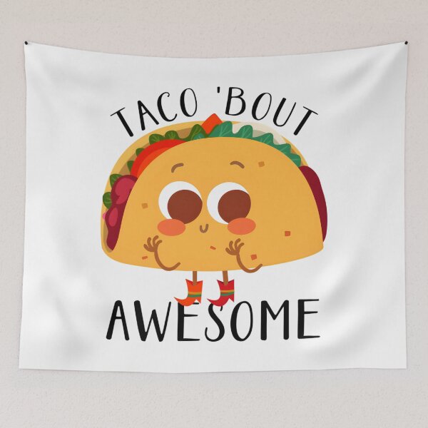 Item preview, Taco Bout Awesome Cute Kawaii Design Classic  designed and sold by crasyfrohah.