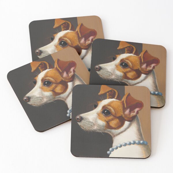 Item preview, "A Jack Russell with a pearl earring" by Johannes Vermeer designed and sold by nanlos.
