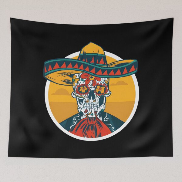Item preview, Skull with Sombrero Essential  designed and sold by aienguliyem.