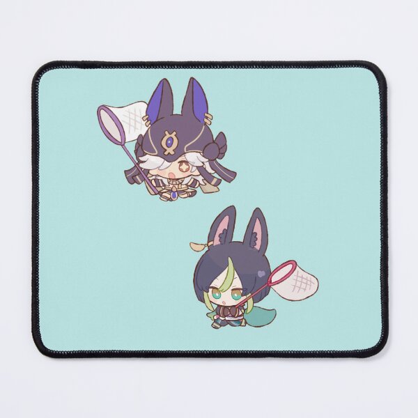 Item preview, Cyno Tighnari Chibi Cute Genshin Impact Sumeru designed and sold by Sara2806.