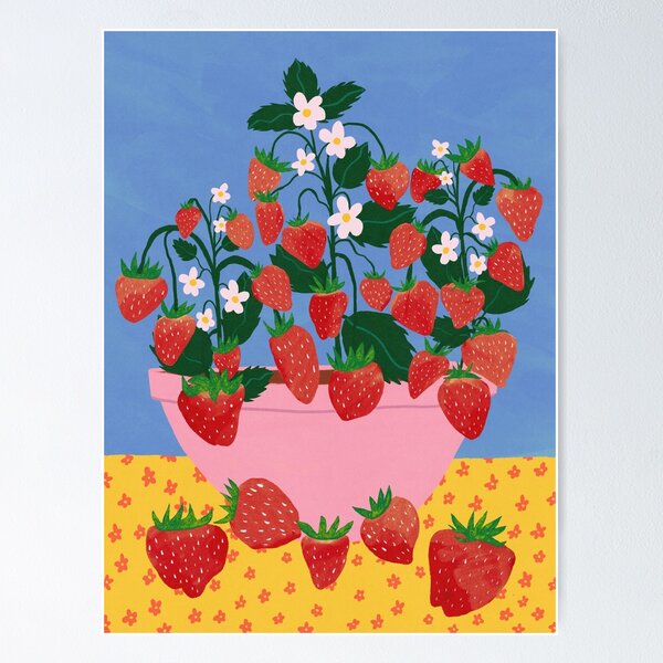 Item preview, Potted Strawberries designed and sold by Leanne Simpson.
