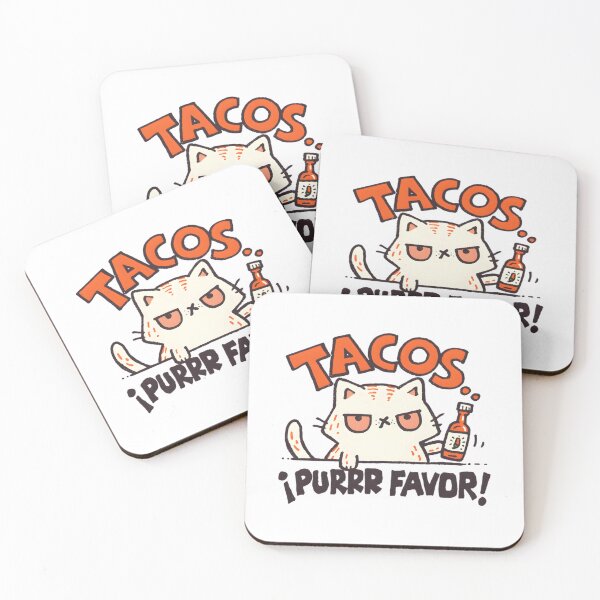 Item preview, Tacos !Purrr Favor! Essential  designed and sold by crasyfrohah.
