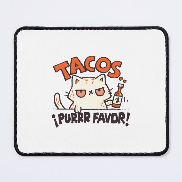 Item preview, Tacos !Purrr Favor! Essential  designed and sold by crasyfrohah.