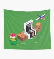 Old Nintendo Wall Tapestry