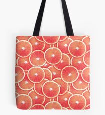 Rosa Grapefruit-Scheibe-Digital-Montage Tote Bag