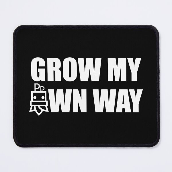 Item preview, Grow My Own Way (BLACK) designed and sold by plentyplantee.