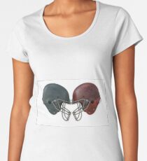 Cascos de futbol americano Women's Premium T-Shirt