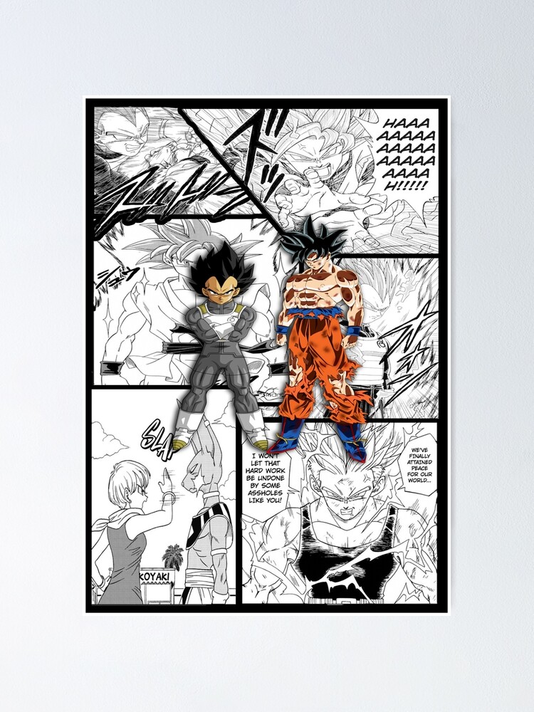 Custom DragonBall Manga Wall Art Panel Poster!