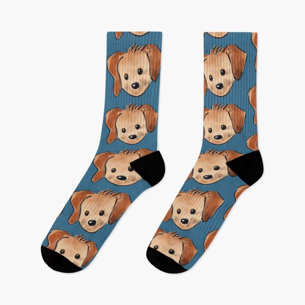 Item preview, Cute puppy head illustration designed and sold by ODINDISA.