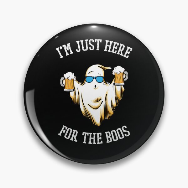 Item preview, Halloween Costume Party Just Here For The Boos Ghost Beer designed and sold by Lenny Stahl.