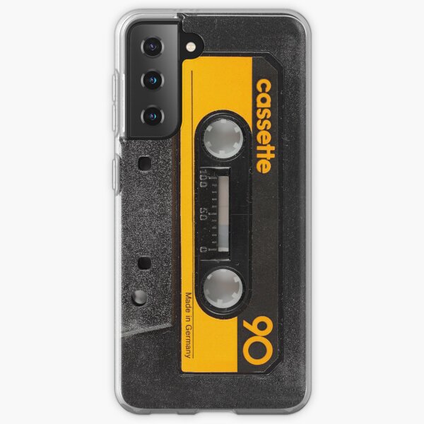 Cassette Yellow (Phone Case) Samsung Galaxy Soft Case