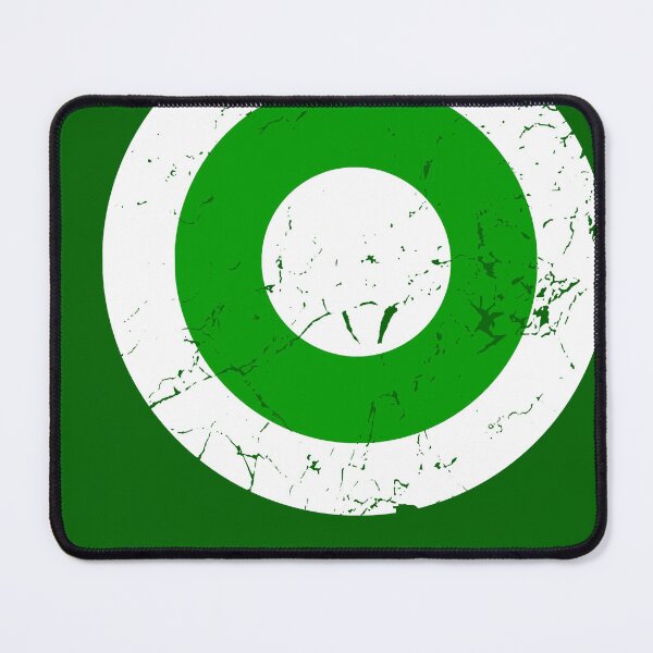 Item preview, Vintage White and Green Roundel designed and sold by Irish-Nostalgia.