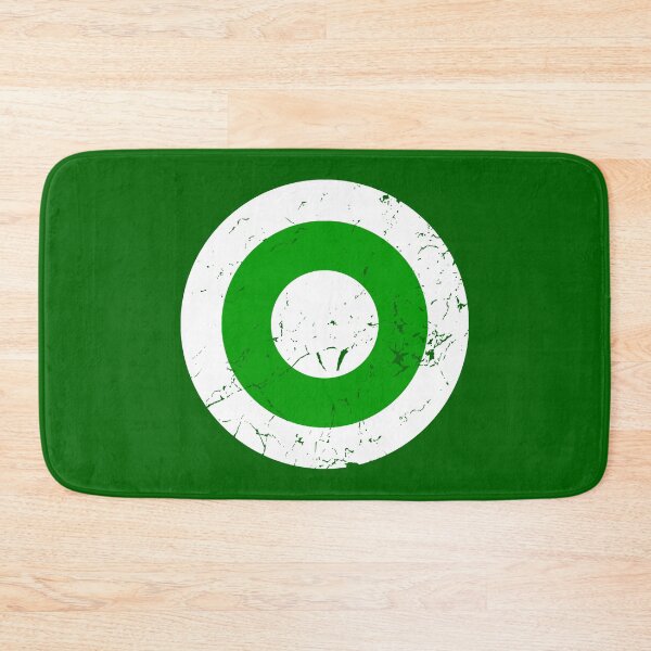 Item preview, Vintage White and Green Roundel designed and sold by Irish-Nostalgia.