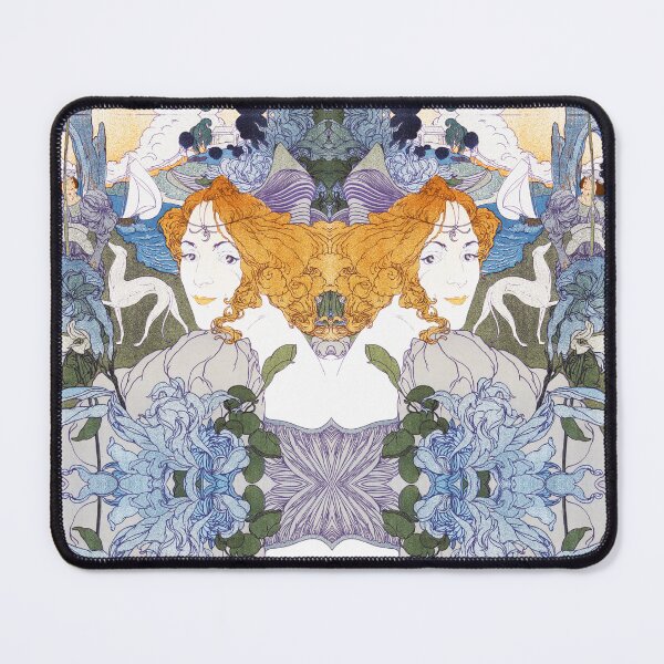 Item preview, Dame met Edelman Blue Orange Women and Greyhound designed and sold by SpiritGifts.