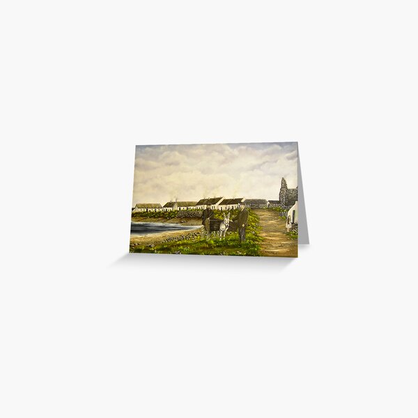 "Those were the days - Scattery Island, County Clare, Ireland" Greeting Card