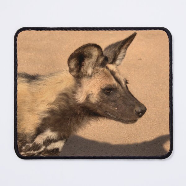 Item preview, IN PROFILE - Lycaon pictus – WILD DOG – WILDE HOND [ ENDANGERED SPECIES] designed and sold by Magriet Meintjes.