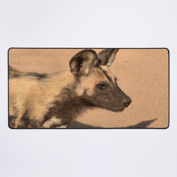 Item preview, IN PROFILE - Lycaon pictus – WILD DOG – WILDE HOND [ ENDANGERED SPECIES] designed and sold by Magriet Meintjes.
