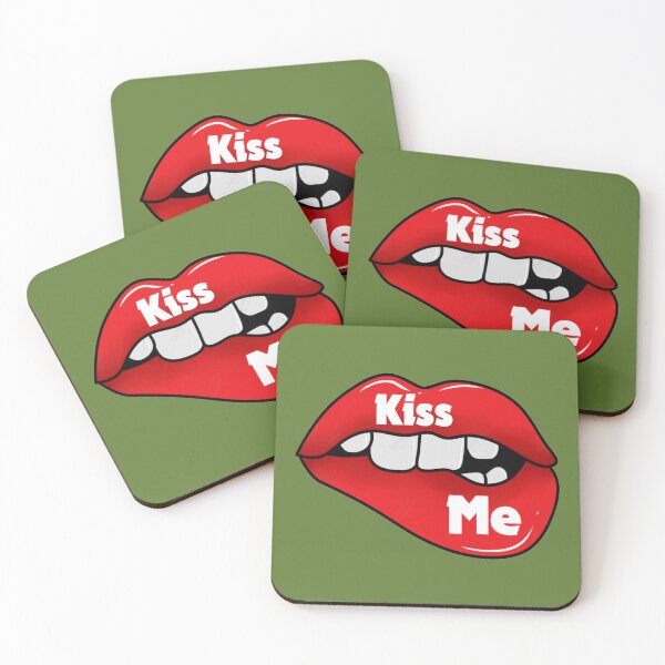 Item preview, Kiss me sexy lips, red lips,,,  designed and sold by Chakilogy.