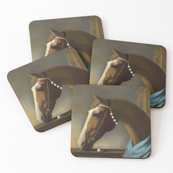 Item preview, "A horse with a pearl earring" by Johannes Vermeer designed and sold by nanlos.