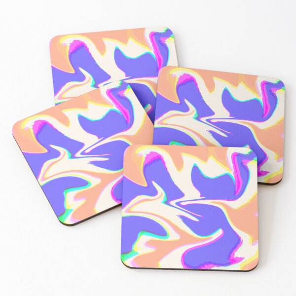 Item preview, Purple, White, Pink and Orange Marble Pattern Design designed and sold by theprintedclub.