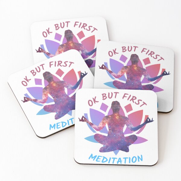 Item preview, Ok But First Meditation designed and sold by Shopaholicer.