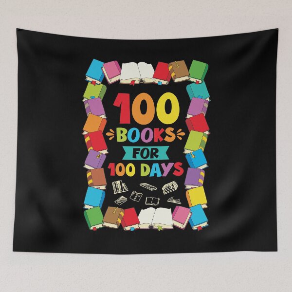 Item preview, 100 books for 100 days of school teacher student designed and sold by biagileino1.