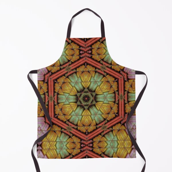 Item preview, colourful triangular kaleidoscopic floral pattern and macaroon design designed and sold by mister-john.