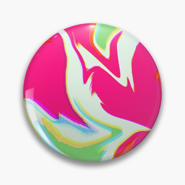 Item preview, Hot Pink, Green, White and Yellow Marble Pattern Design designed and sold by theprintedclub.