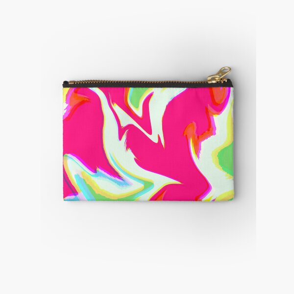 Item preview, Hot Pink, Green, White and Yellow Marble Pattern Design designed and sold by theprintedclub.
