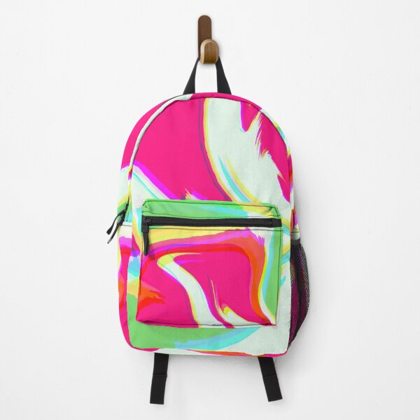 Item preview, Hot Pink, Green, White and Yellow Marble Pattern Design designed and sold by theprintedclub.