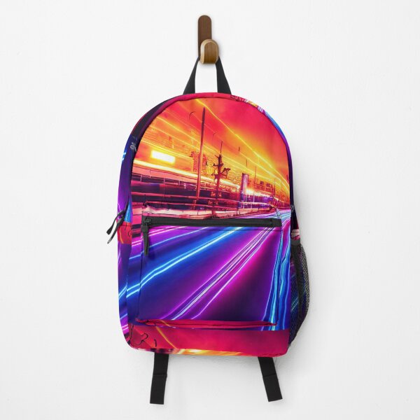 Item preview, Futuristic Neon Purple Cyber Super Charged High Speed Highway designed and sold by Stanley de Wekker.