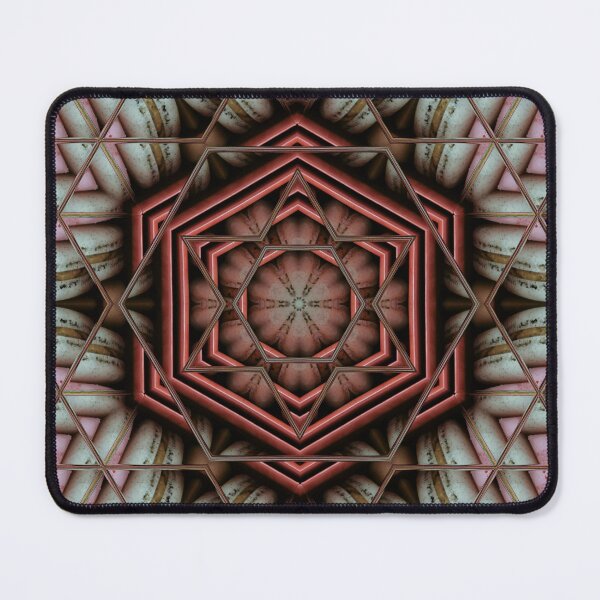 Item preview, triangular kaleidoscopic floral pattern and macaroon design designed and sold by mister-john.