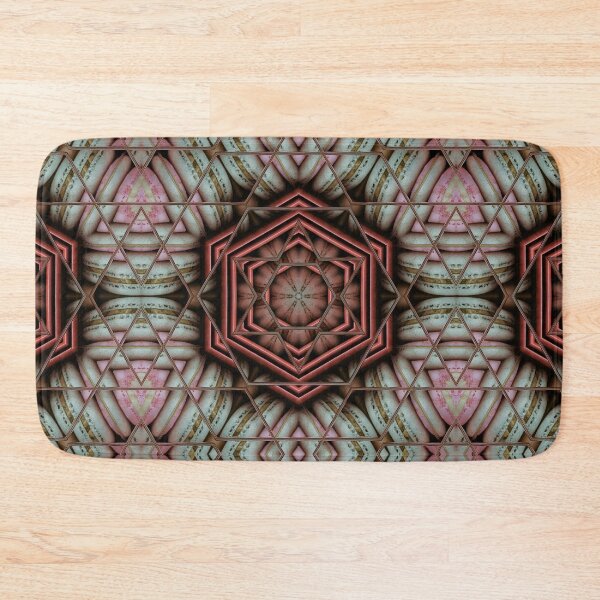 Item preview, triangular kaleidoscopic floral pattern and macaroon design designed and sold by mister-john.