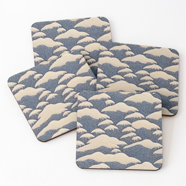 Item preview, Snowy Mountains Chiyogami Pattern designed and sold by kansaikate.
