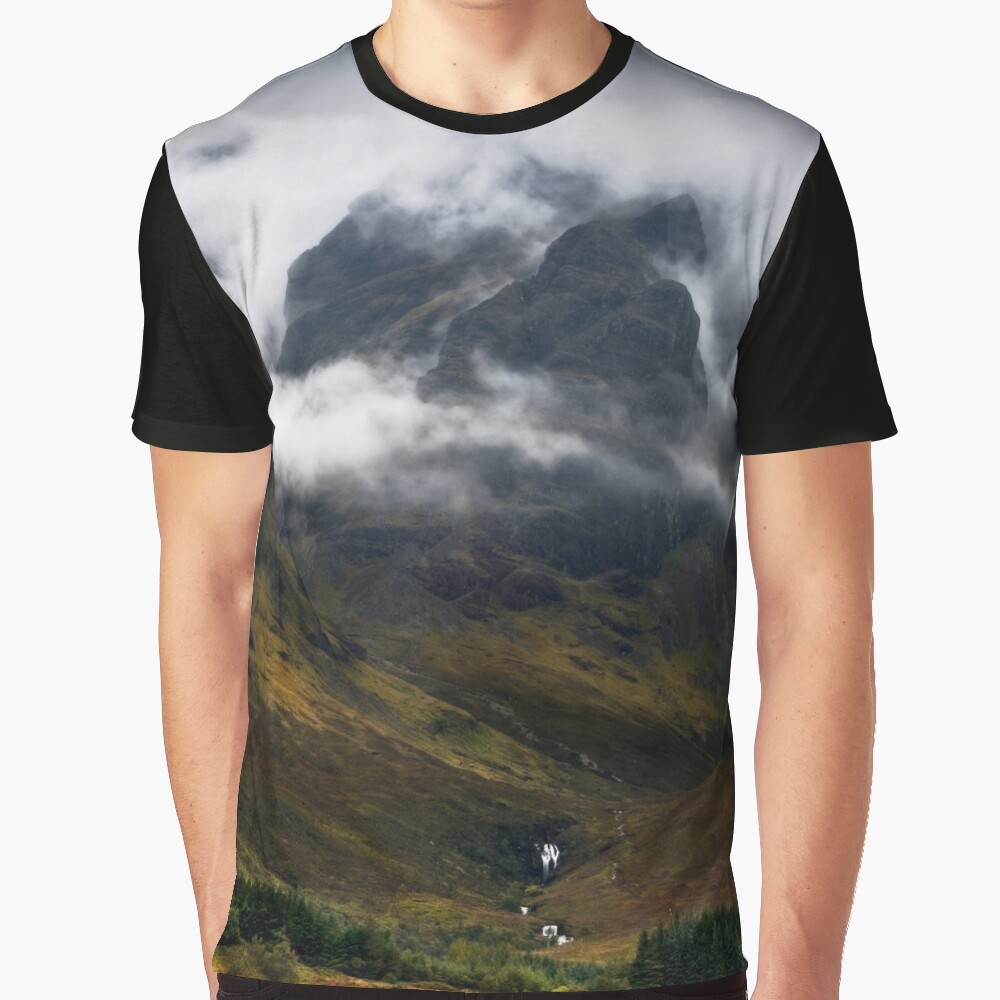 Blaven and malevolent weather. Isle of Skye, Scotland. Graphic T-Shirt