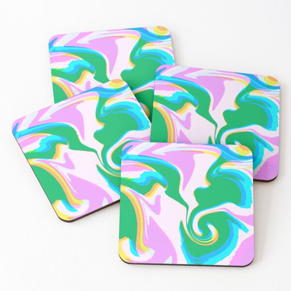 Item preview, Lilac, Purple, Green, Yellow and Blue Marble Pattern Design designed and sold by theprintedclub.