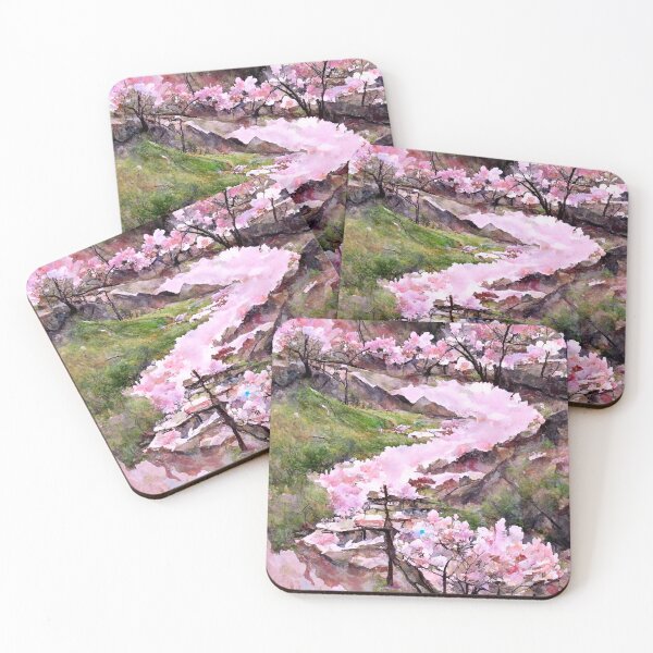 Item preview, Watercolor Painting of Cherry Blossom #4 | AI Art designed and sold by aiart0711.