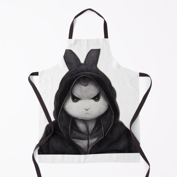 Item preview, Angry bunny in hoodie | Angry bunny | Hoodie bunny designed and sold by sci-fAI.