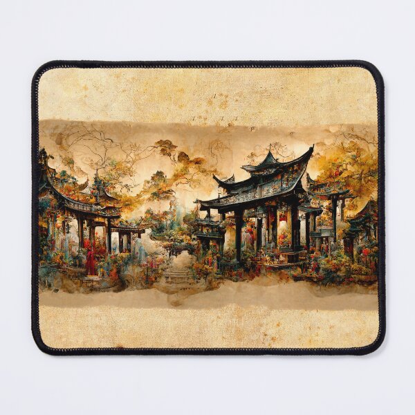 Item preview, Antique Chinese Digital Scroll designed and sold by NTxPhotography.