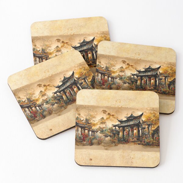 Item preview, Antique Chinese Digital Scroll designed and sold by NTxPhotography.