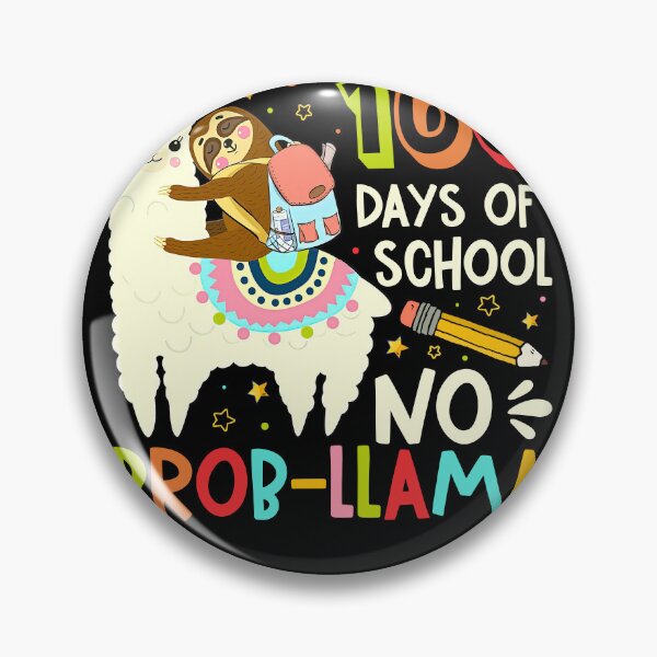 Item preview, 100 Days Of School 100 Days Of School No Prob-llama designed and sold by biagileino1.