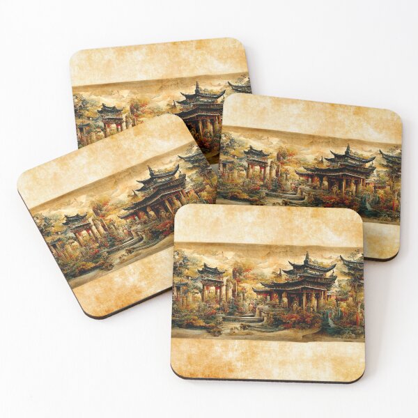 Item preview, Antique Chinese Digital Scroll designed and sold by NTxPhotography.