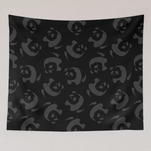 Item preview, Pandaminimal (black on black) designed and sold by animinimal.