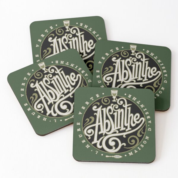 Item preview, Absinthe retro logo designed and sold by WVortex.